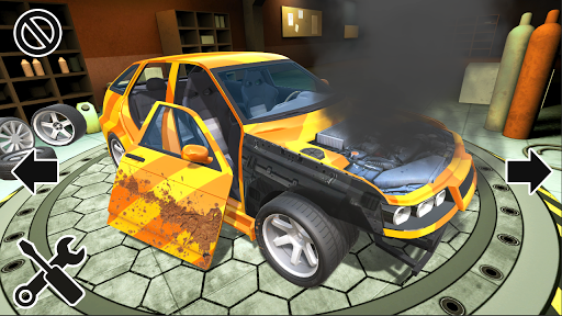 Russian Cars: Crash Simulator - Gameplay image of android game