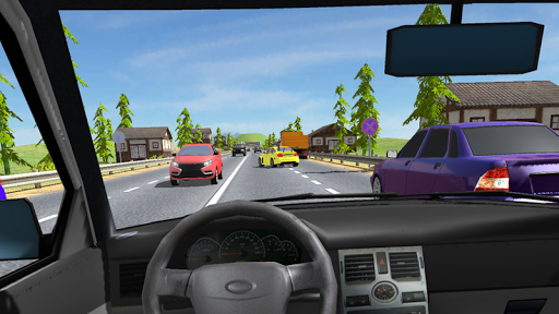 Russian Cars: Traffic - Gameplay image of android game