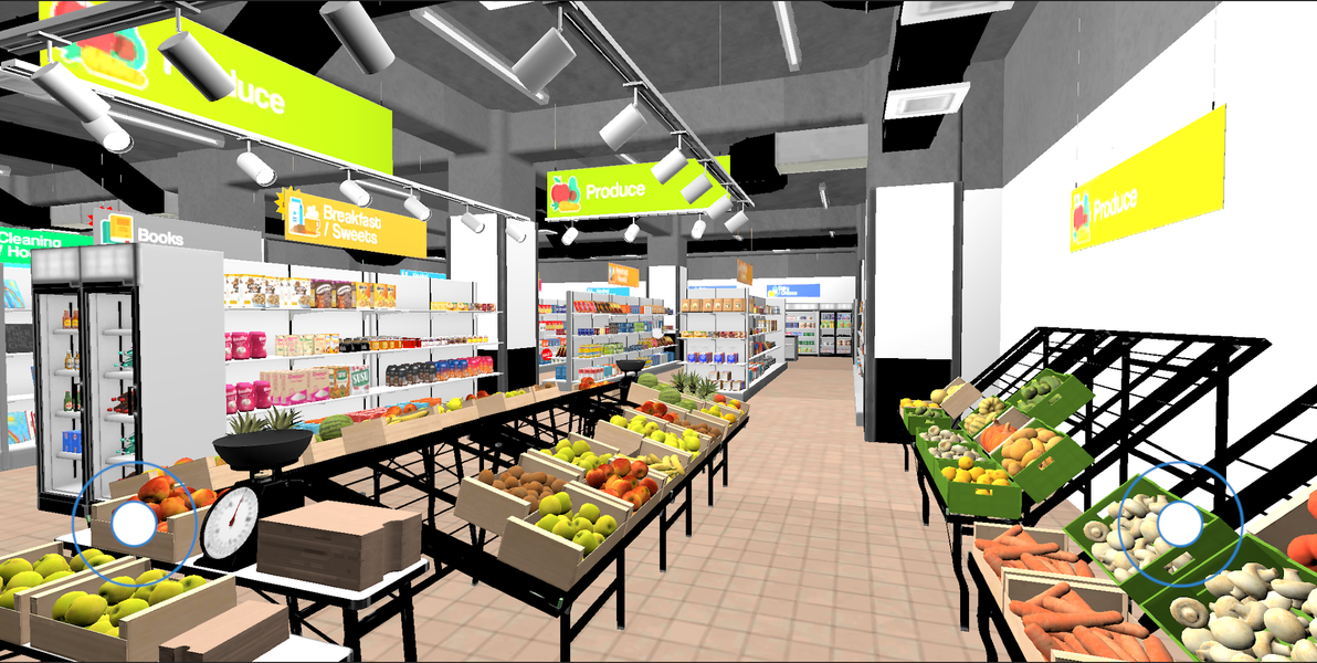 Supermarket Sim 3D - Gameplay image of android game