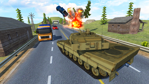 Tank Traffic Racer ۲ - عکس بازی موبایلی اندروید