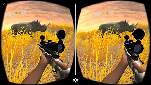 VR Hunting Safari 4x4 - Gameplay image of android game