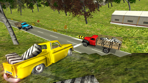 Old Truck Transporter - Gameplay image of android game