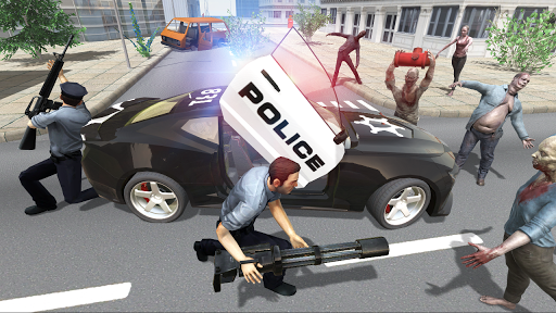 Police vs Zombie - Action game - Gameplay image of android game