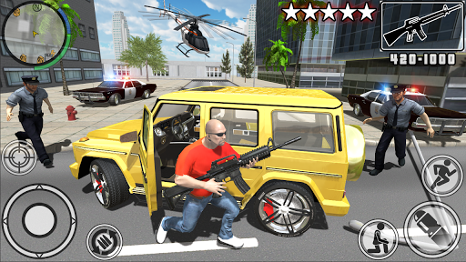 Real Gangster Crime Simulator - Gameplay image of android game