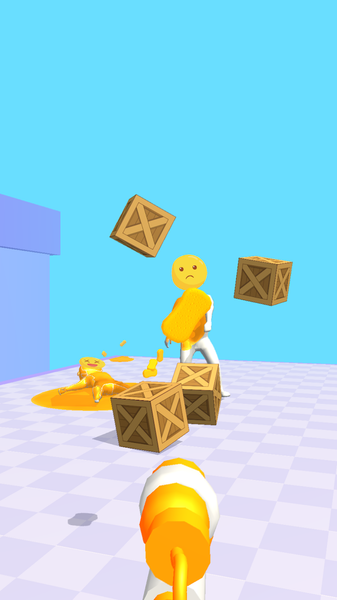 Sponge Shoot 3D - Gameplay image of android game