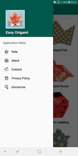 Easy Origami paper Instruction - Image screenshot of android app