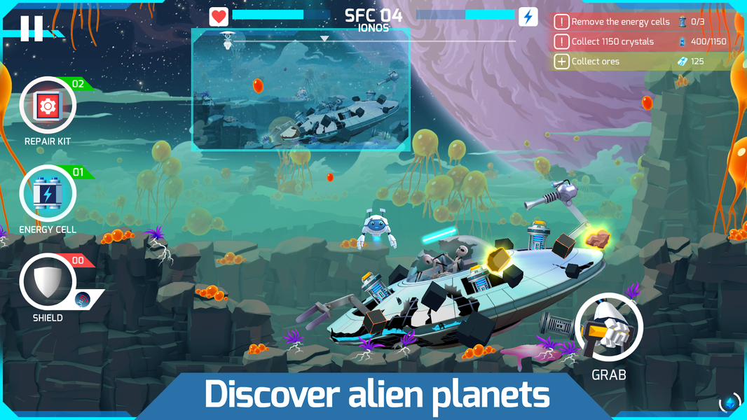 Mike the Planet Miner - Gameplay image of android game