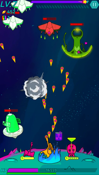 Stellar! - Infinity defense - Gameplay image of android game