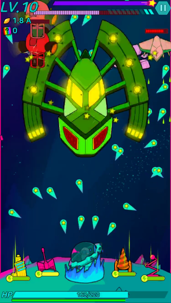 Stellar! - Infinity defense - Gameplay image of android game