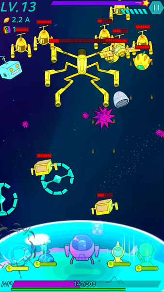 Stellar! - Infinity defense - Gameplay image of android game