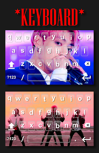Bts Keyboard Background - Image screenshot of android app