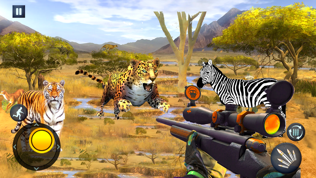 Wild Animal Hunting Offline ۳D - عکس بازی موبایلی اندروید