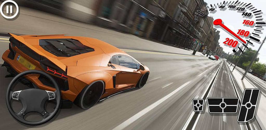 Aventador Car Simulator: Real - Gameplay image of android game