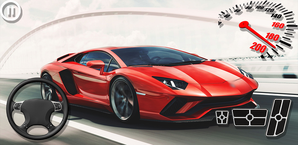 Aventador Car Simulator: Real - Gameplay image of android game