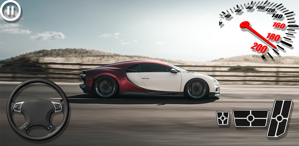 Chiron Car Simulator: Real Cit - Gameplay image of android game