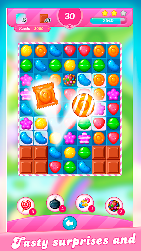 Match 3 Candy Land: Free Sweet Puzzle Game - Image screenshot of android app