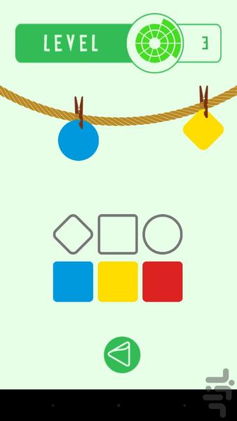 شکل و رنگ - Gameplay image of android game