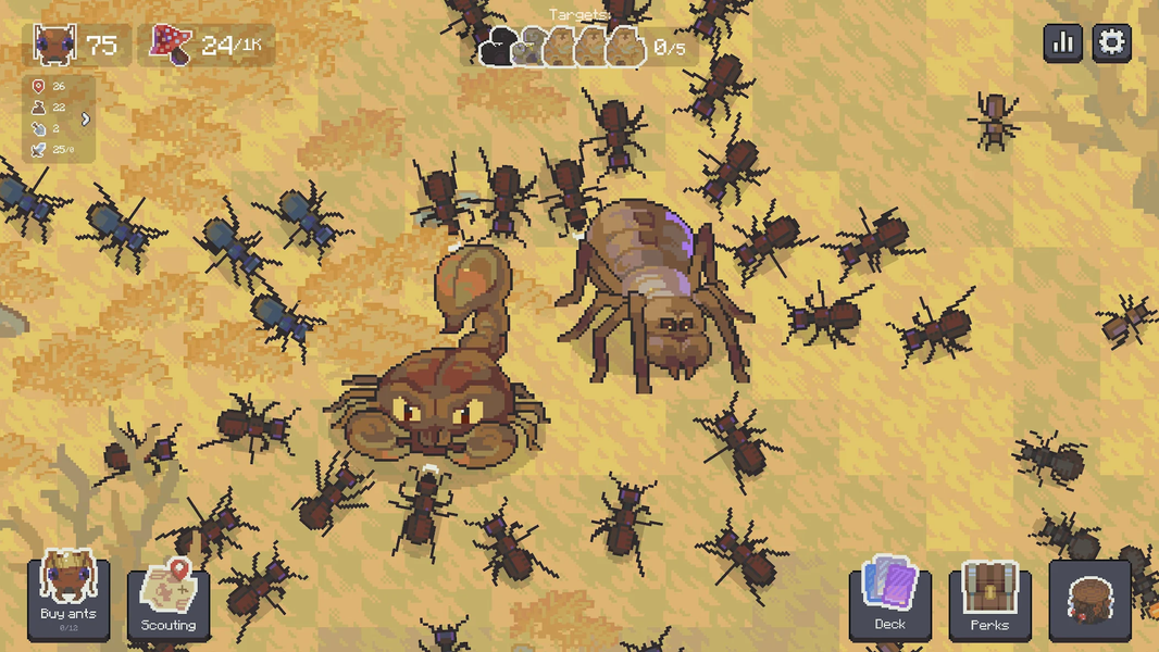Ant Colony: Wild Forest - Gameplay image of android game