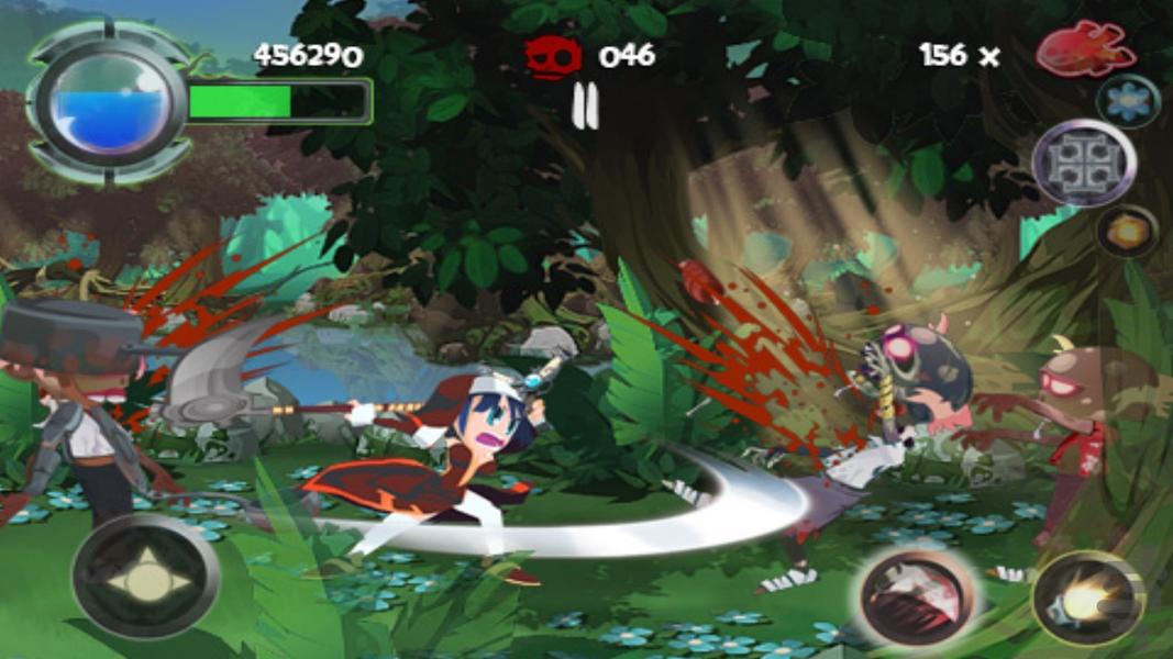 Twin Blades - Gameplay image of android game