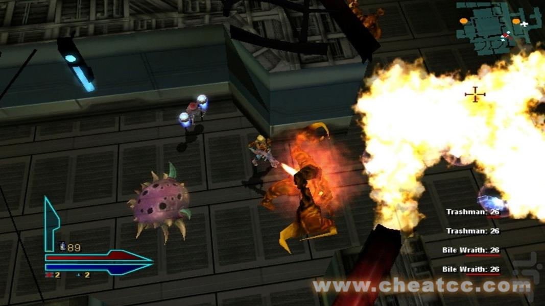 alien syndrome - Gameplay image of android game