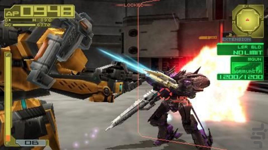 armored core 3 portable - Gameplay image of android game