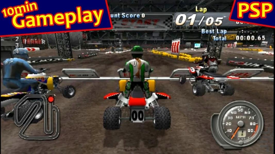atv offroad fury blazin trails - Gameplay image of android game
