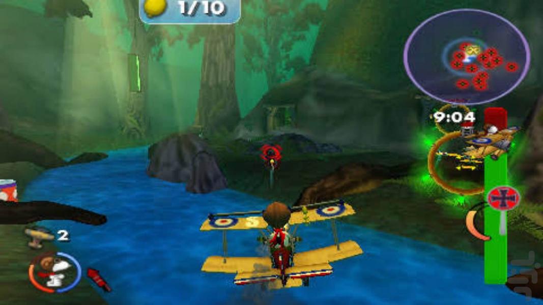 snoopy vs the red baron - Gameplay image of android game