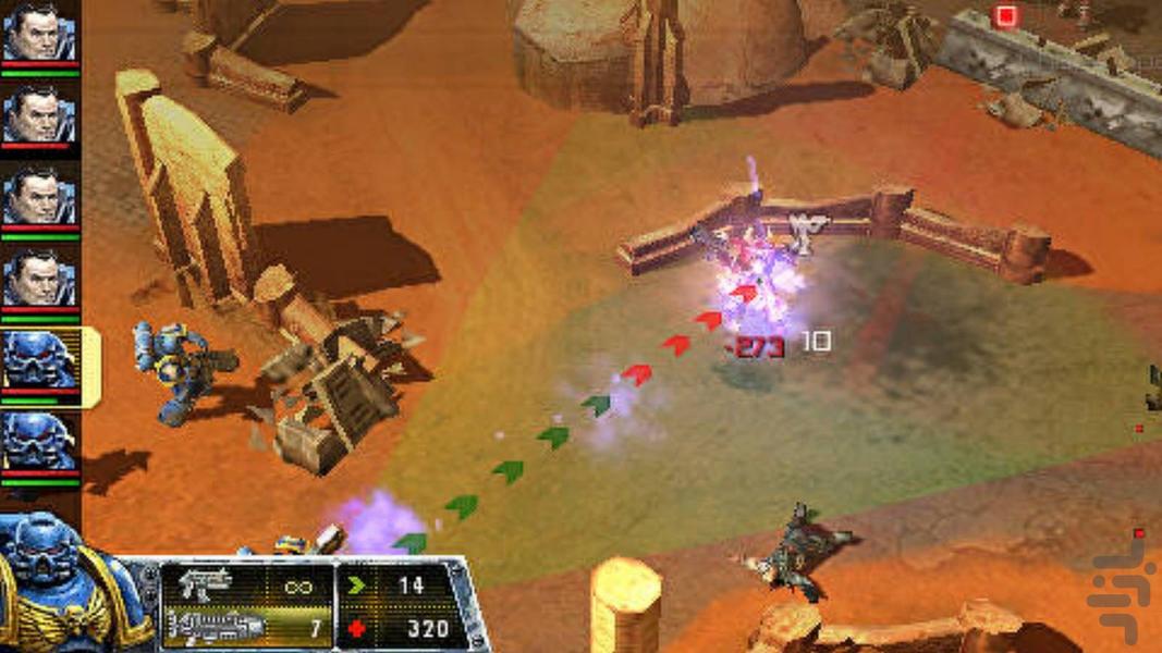 Warhammer 40,000: Squad Command - Gameplay image of android game