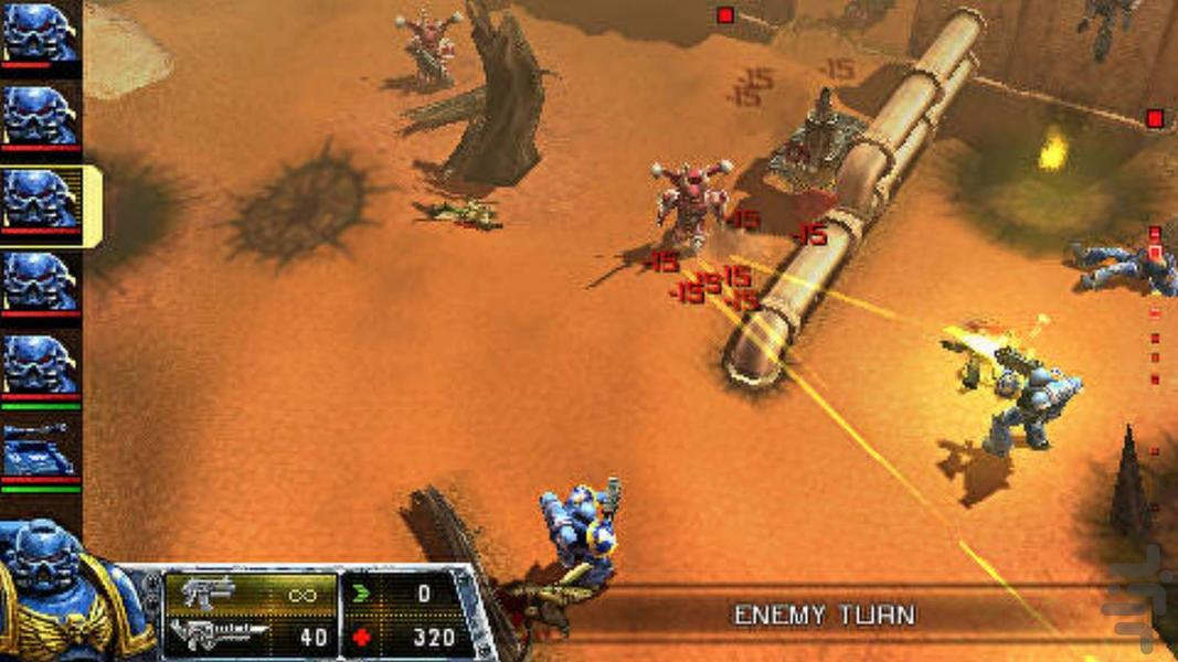 Warhammer 40,000: Squad Command - Gameplay image of android game