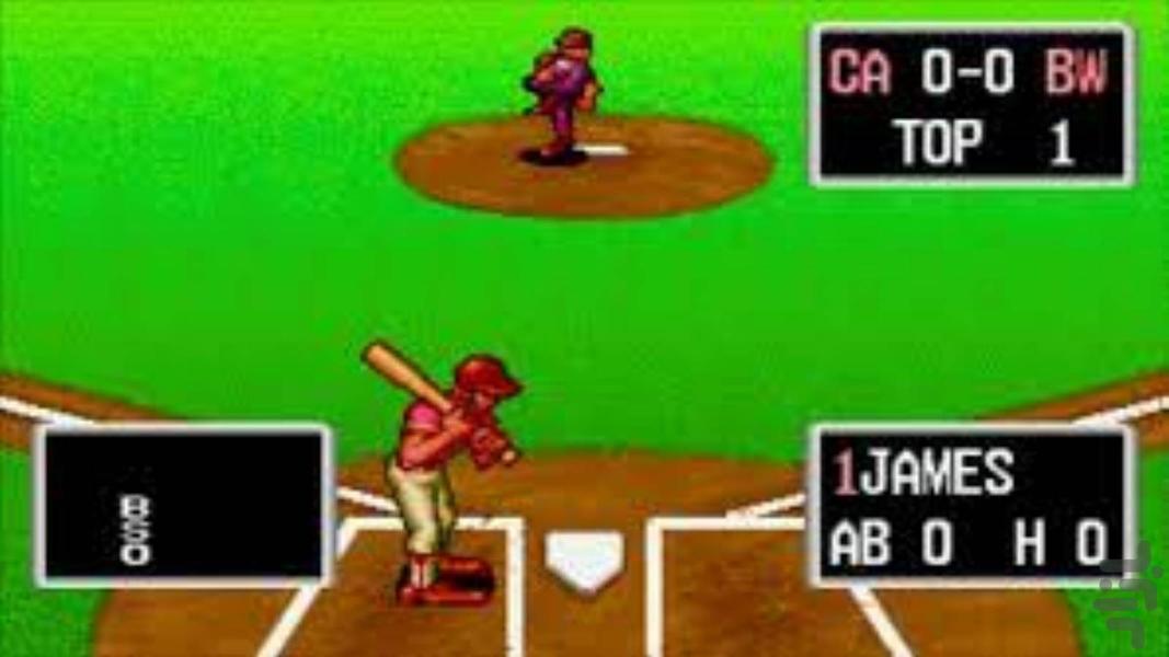 مدرن بیسبال ستاره حرفه ای - Gameplay image of android game