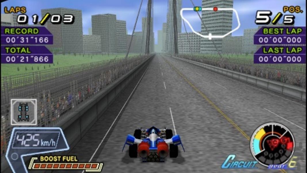 Shinseiki GPX Cyber Formula VS - Gameplay image of android game