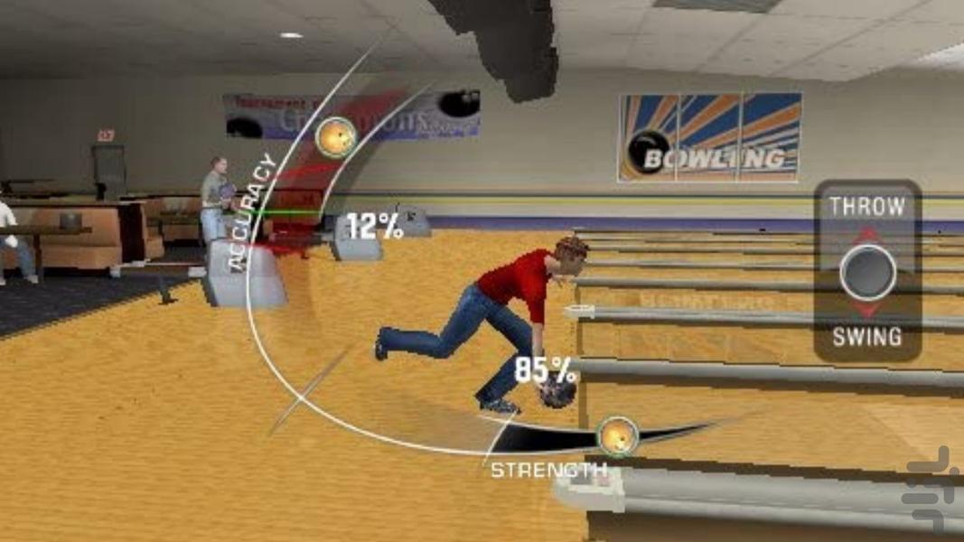 brunswick pro bowling - Gameplay image of android game