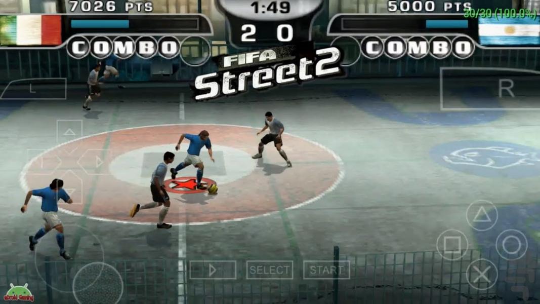 مدرن فیفا فوتبال خیابان 2 - Gameplay image of android game