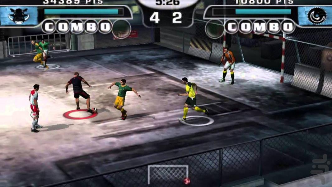 مدرن فیفا فوتبال خیابان 2 - Gameplay image of android game