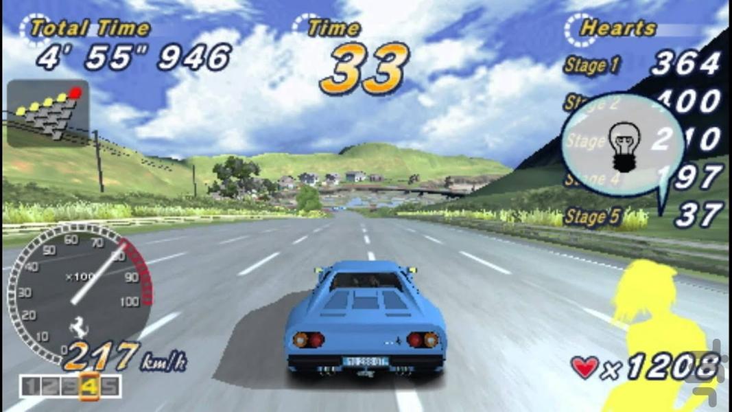 outrun 2006 coast 2 coast - Gameplay image of android game