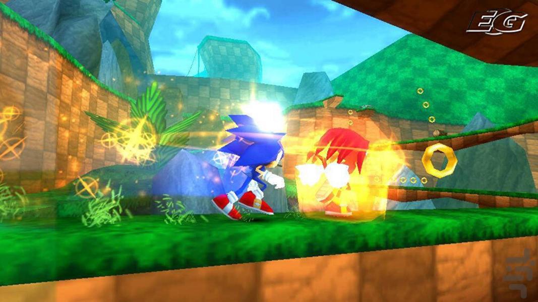 sonic rivals - Gameplay image of android game