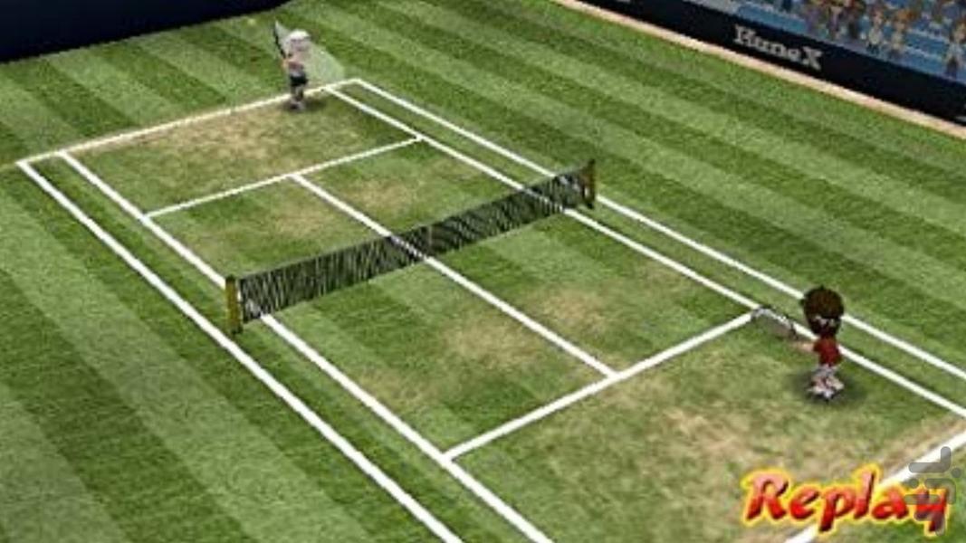super pocket tennis - Gameplay image of android game