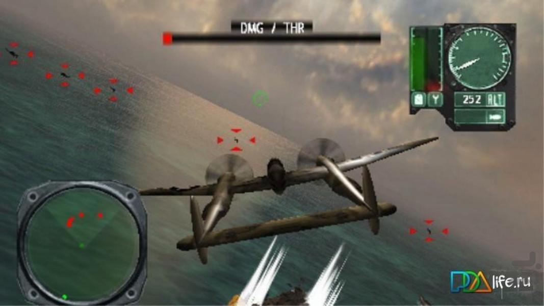 wwii battle over the pacific europe - Gameplay image of android game