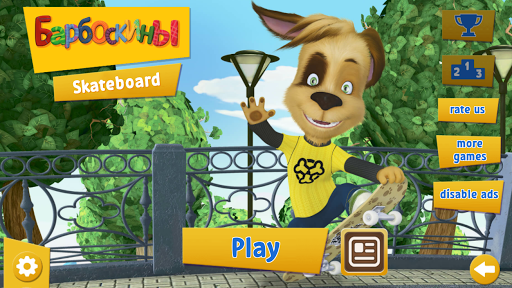 Pooches: Skateboard - Gameplay image of android game