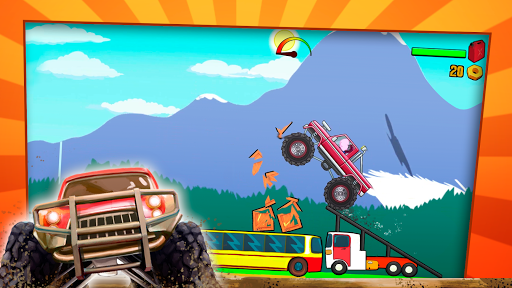 Kids Monster Truck Racing Game - عکس بازی موبایلی اندروید
