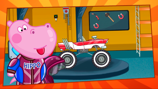 Kids Monster Truck Racing Game - Gameplay image of android game