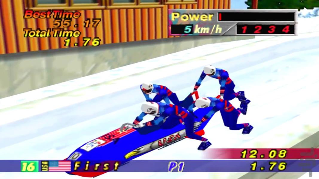 nagano winter olympics 98 - Gameplay image of android game