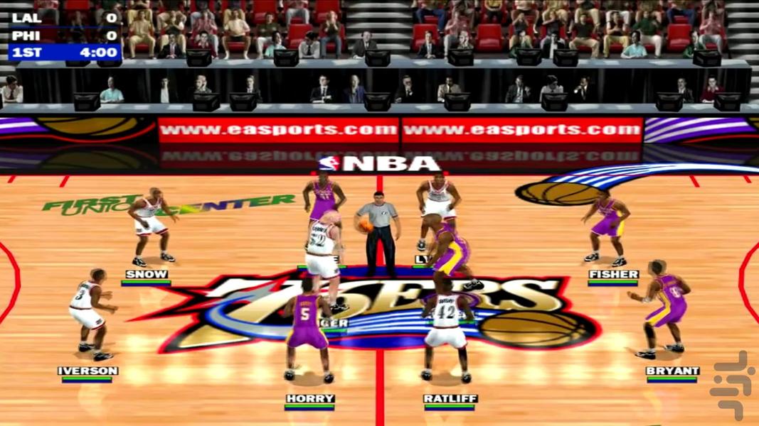 مسابقه بسکتبال nba ۲۰۰۰ - عکس بازی موبایلی اندروید
