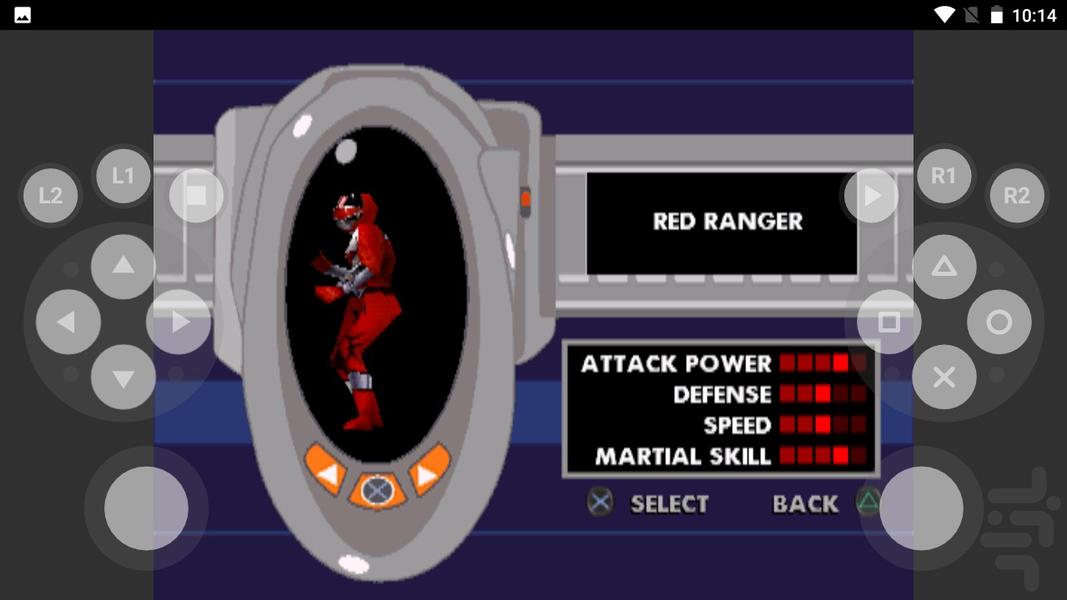 power rangers time force - Gameplay image of android game