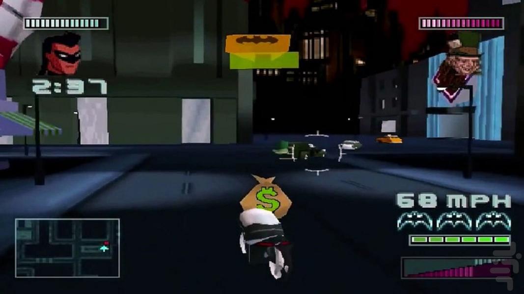 نوین رالی بتمن شهر گاتهام - Gameplay image of android game