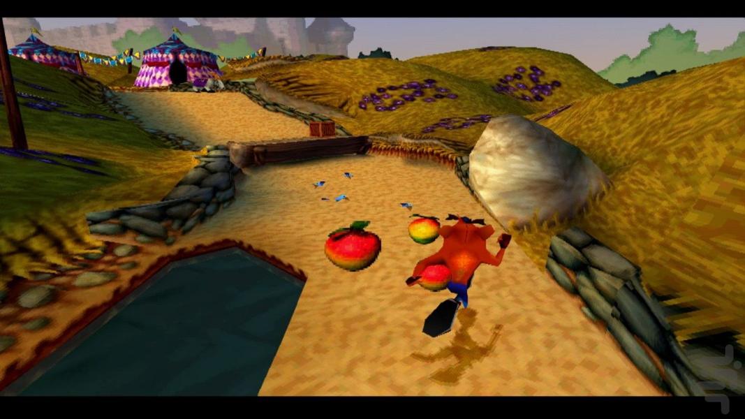 کراش نوین انفجار دنیا (ژاپنی) - Gameplay image of android game
