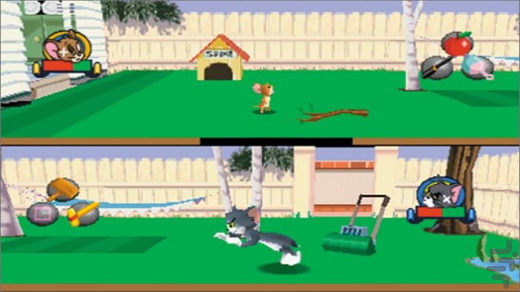 نوین بازی تام و جری - Gameplay image of android game