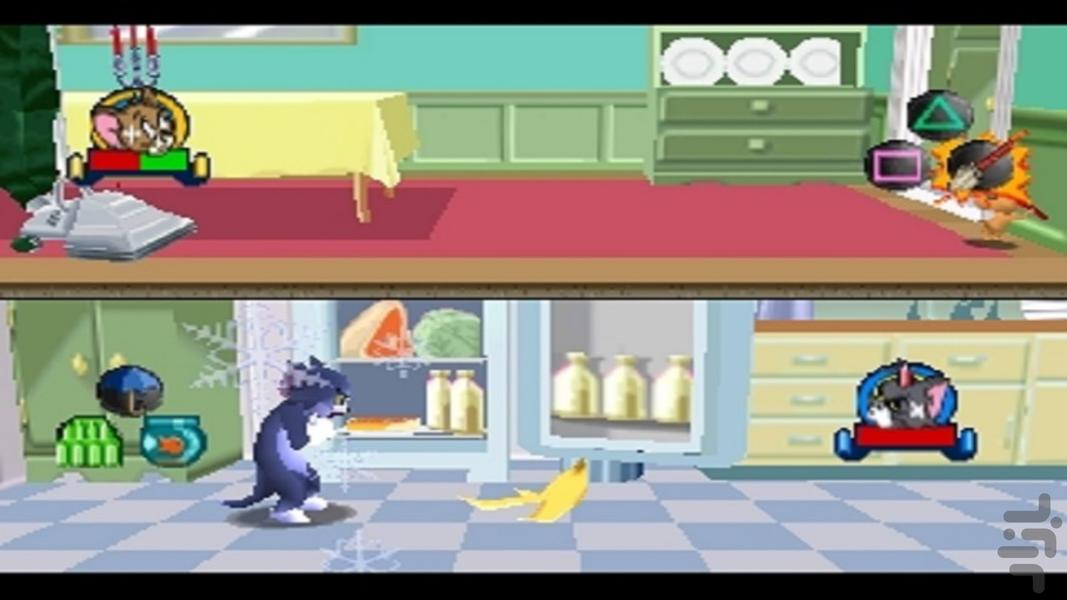 نوین بازی تام و جری - Gameplay image of android game