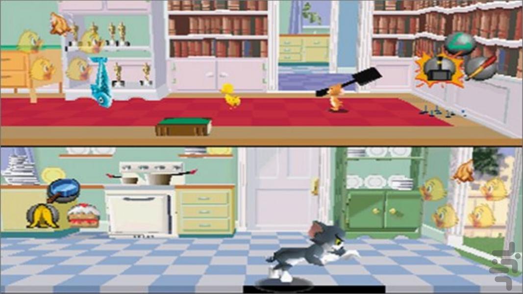 نوین بازی تام و جری - Gameplay image of android game