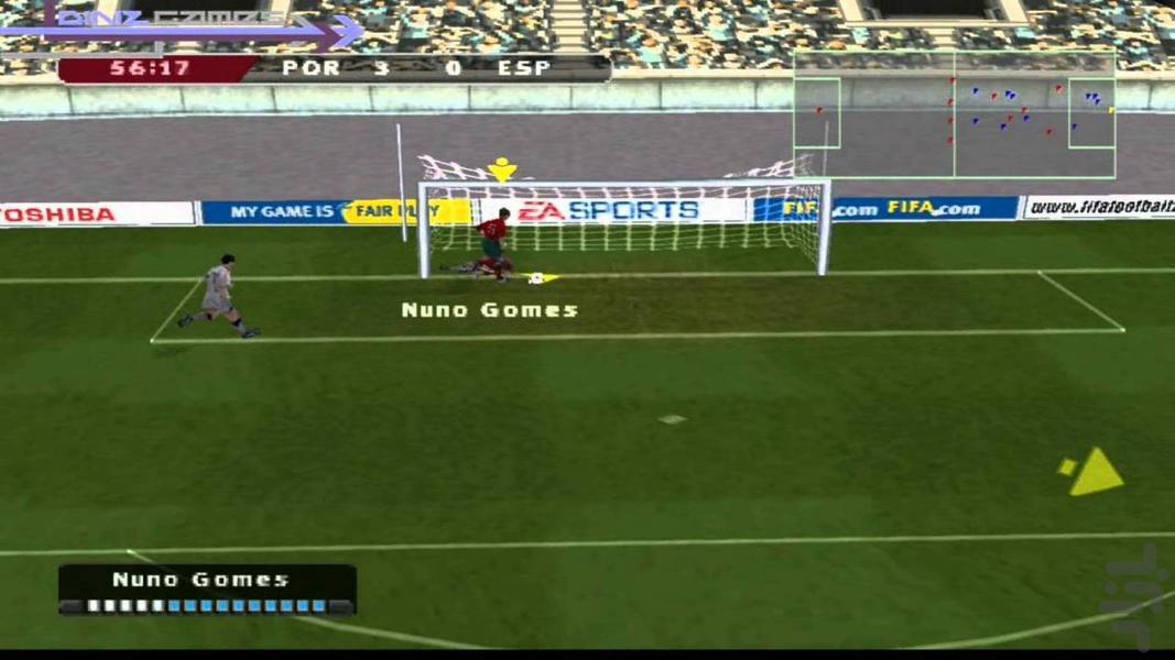 نوین فیفا 2000 لیگ فوتبال - Gameplay image of android game